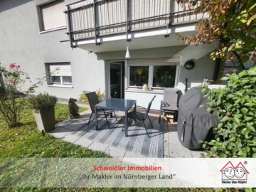 TOP 2-Zimmer-Terrassen-Wohnung mit Tiefgaragenstellplatz im Südwesten von Nürnberg, 90431 Nürnberg, Wohnung