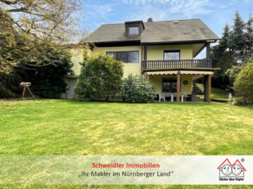 Gartentraum auf über 1.000 m²! Einfamilienhaus mit Doppelgarage im beliebten Ortsteil Lauf-Schönberg, 91207 Lauf-Schönberg, Einfamilienhaus