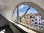Ausblick aus dem Wohnzimmer - 5. Stock, kein Lift, aber ganz viel Lifestyle: 3 ½ Zimmer-Wohntraum im Nürnberger Nibelungenviertel