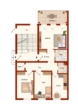 Grundriss - Schönes Wohnen für Altbauliebhaber! 3-Zimmer-Wohnung mit Terrasse mitten im Zentrum von Fürth